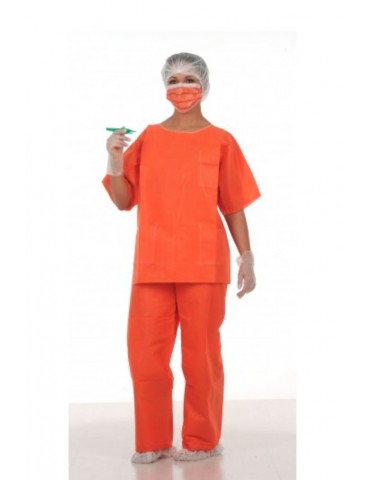 Pyjama De Bloc Usage Unique - Orange